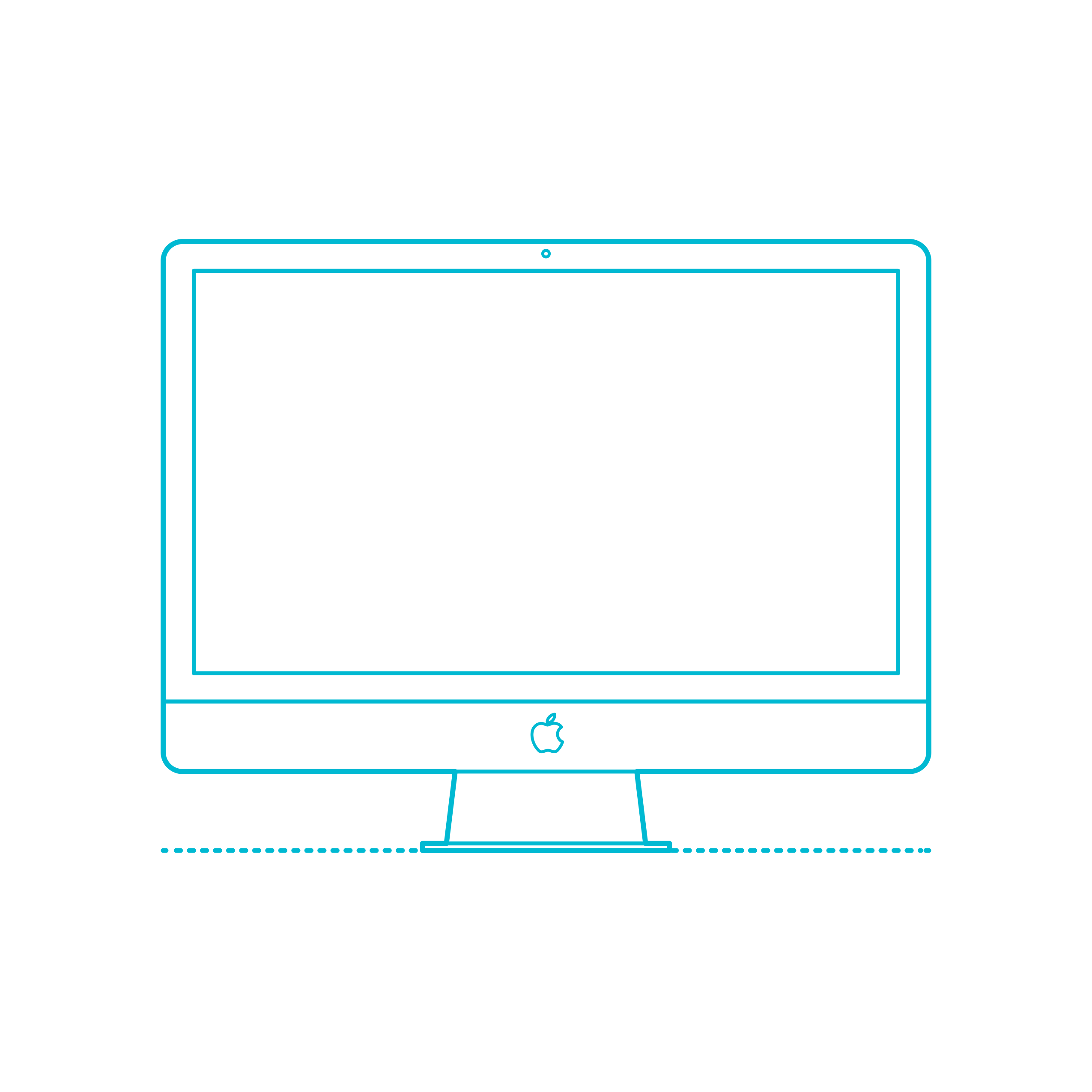 Guide Digital Apple Imac Aluminum Unibody 27 Inch 2009 Blueprint Style Svg Vector Free Vectors